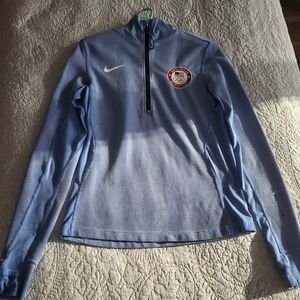 Nike Long Sleeve Quarter Zip - Team USA 2022 Beijing Olympics